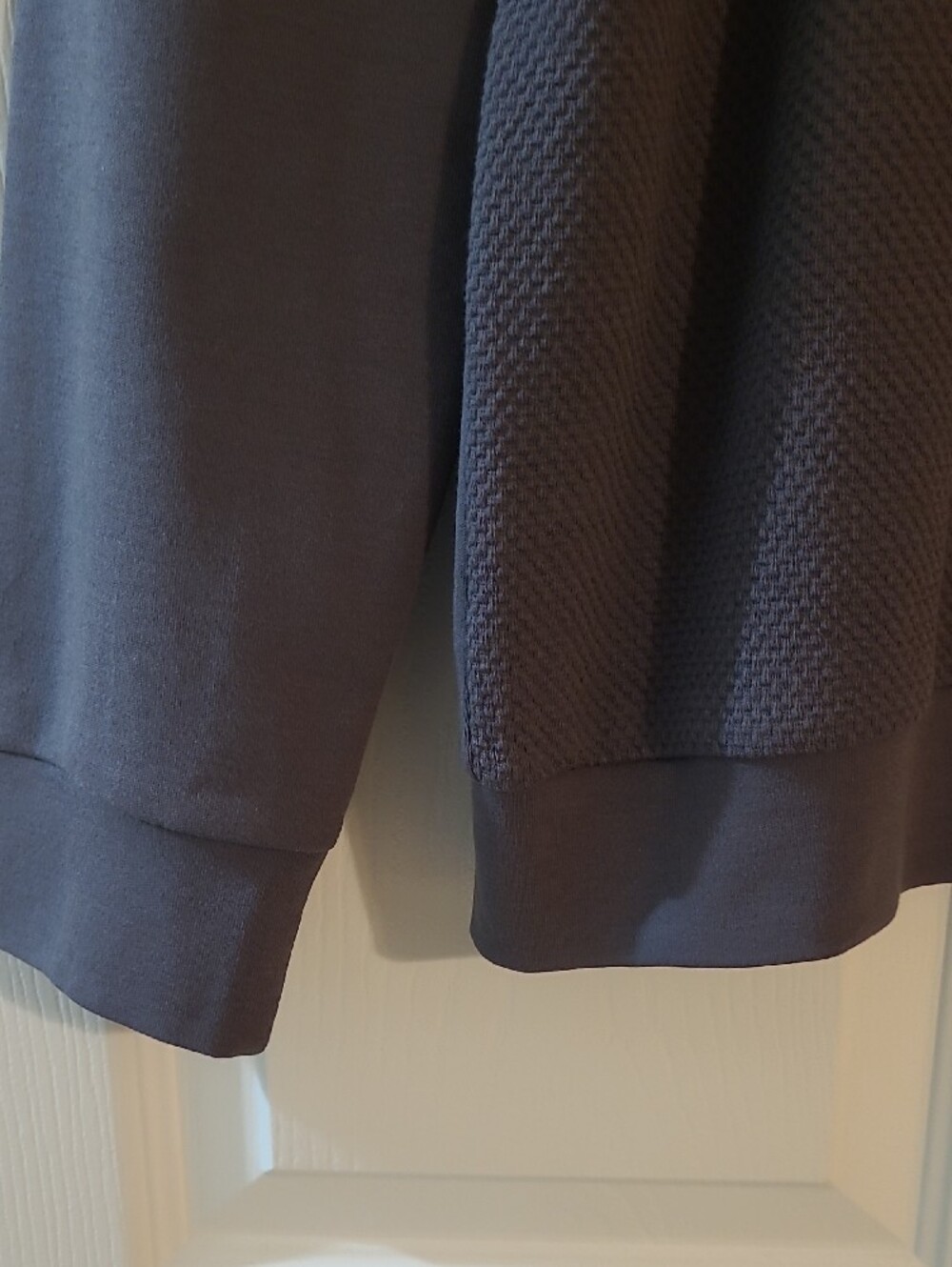 Bugatchi Men's Zip-Neck Sweater in Charcoal Gray - Picture 4 of 7